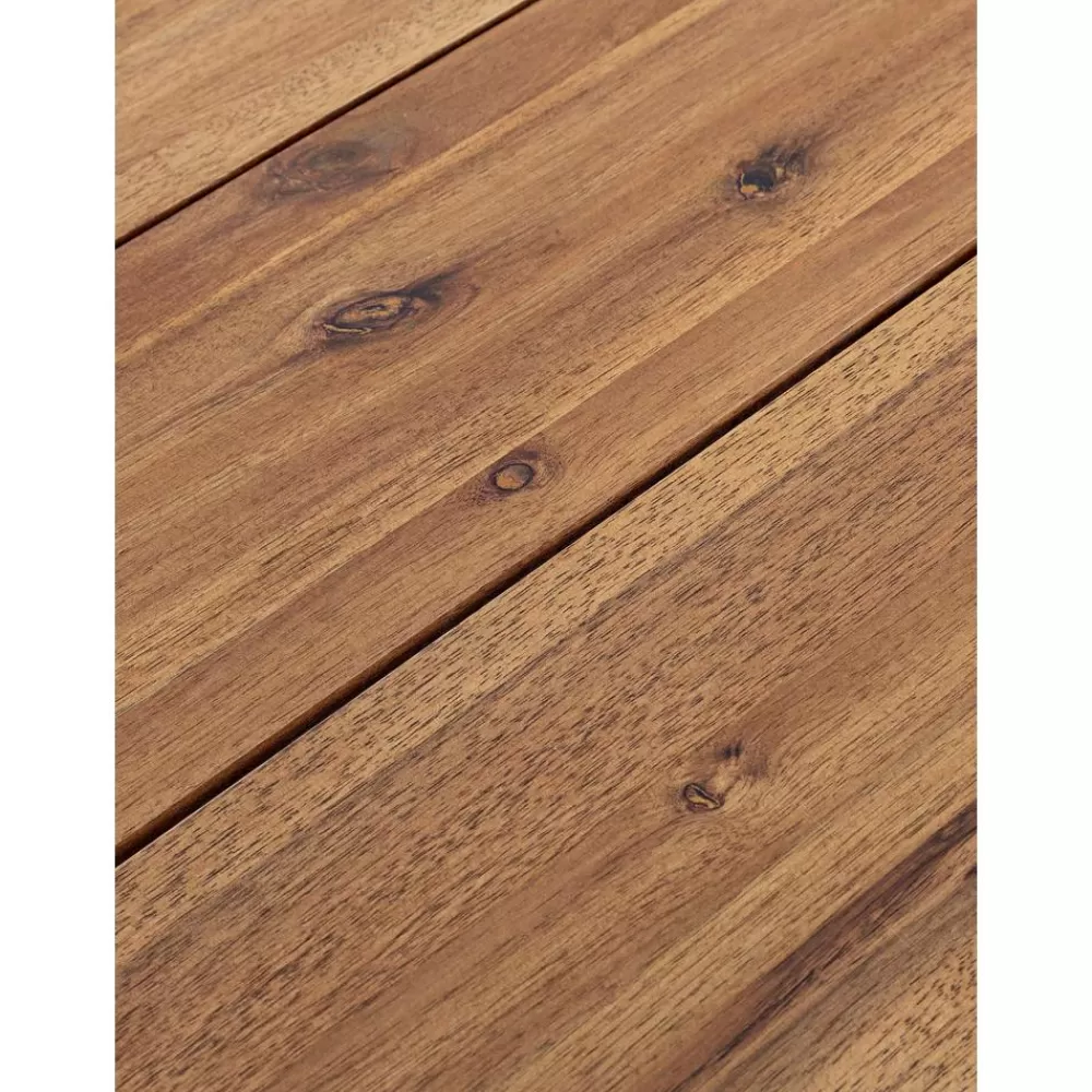 Bizzotto Muebles De Jardin^Mesa Para Exterior De Madera De Acacia Helsinki, 130 X 75 Cm