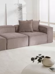 Westwing Collection Modulo De Esquina De Pana Sofa Lennon