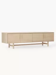 Westwing Collection Mueble Tv Con Puertas De Roble Diana