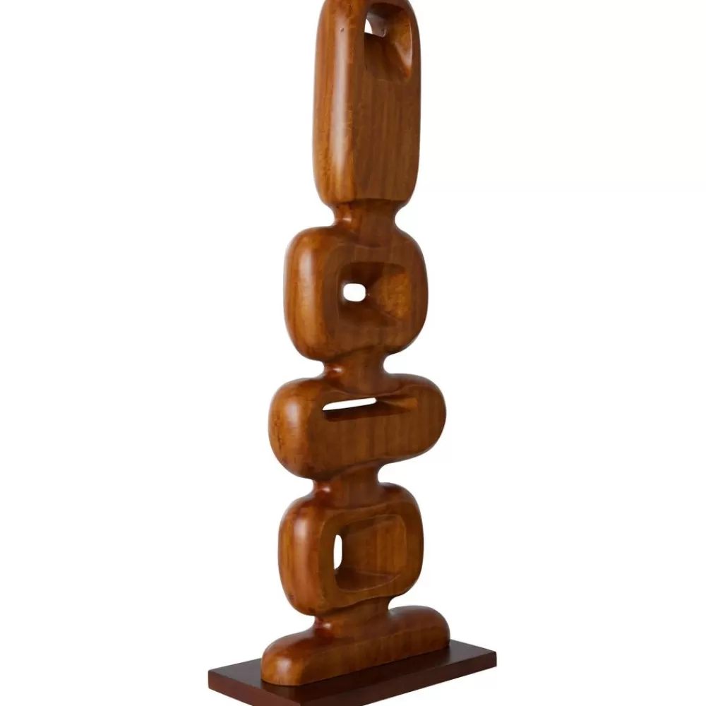 HKliving Figuras Decorativas^Pieza Decorativa Grande Artesanal De Madera De Teca Ornament