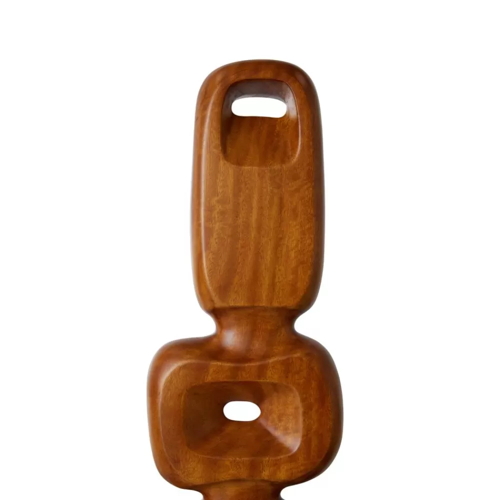 HKliving Figuras Decorativas^Pieza Decorativa Grande Artesanal De Madera De Teca Ornament