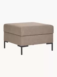 Westwing Collection Reposapies Puf Luna, Con Espacio De Almacenamiento