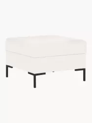 Westwing Collection Reposapies Puf Luna, Con Espacio De Almacenamiento