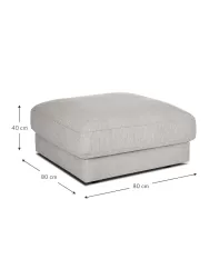 Westwing Collection Reposapies Taburete Tribeca