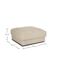 Westwing Collection Reposapies Taburete Tribeca