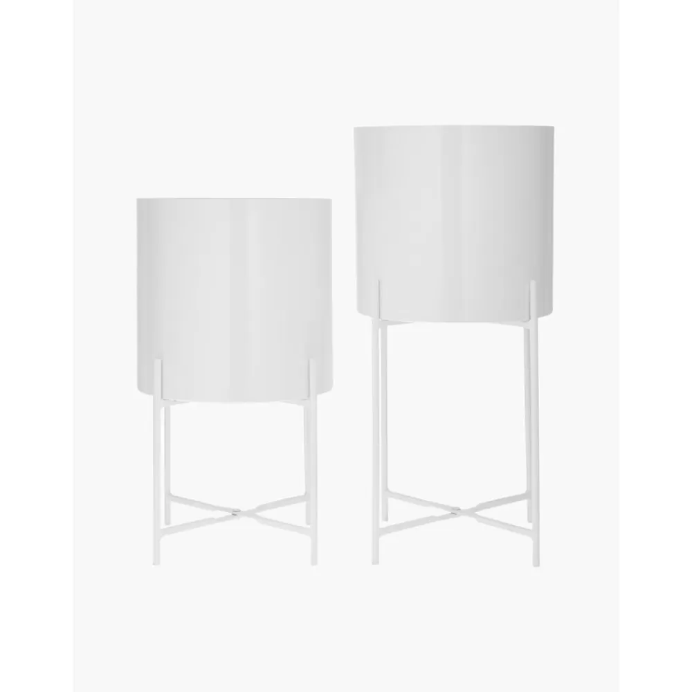 Westwing Collection Maceteros^Set De Maceteros De Metal Mina, 2 Uds.