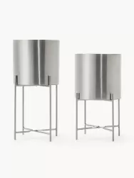 Westwing Collection Set De Maceteros De Metal Mina, 2 Uds.