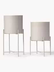 Westwing Collection Set De Maceteros De Metal Mina, 2 Uds.