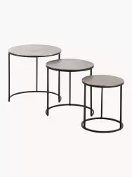 Westwing Collection Set De Mesas Auxiliares Scott, 3 Uds.