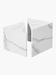 Westwing Collection Set De Mesas De Centro En Look Marmol Vilma, 2 Uds.