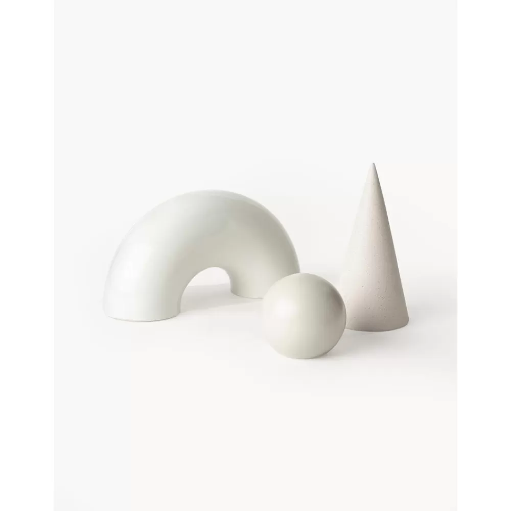 Westwing Collection Figuras Decorativas^Set De Piezas Decorativas Oskar, 3 Uds.