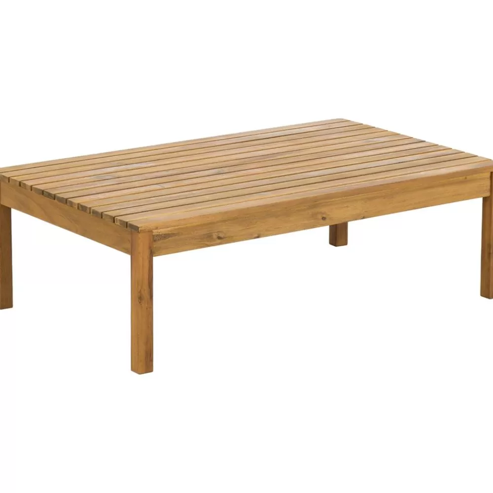 Westwing Collection Muebles De Jardin^Set Lounge Para Exterior De Madera De Acacia Bo, 4 Pzas.