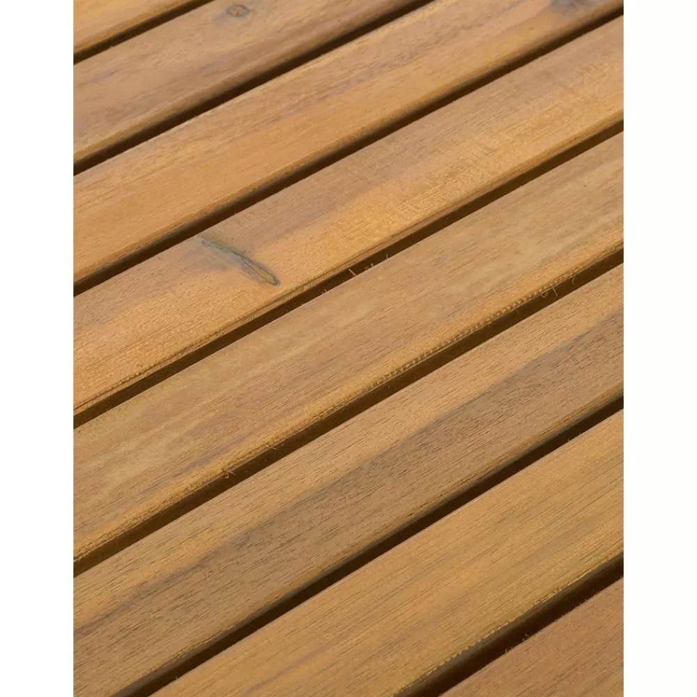Westwing Collection Muebles De Jardin^Set Lounge Para Exterior De Madera De Acacia Bo, 4 Pzas.