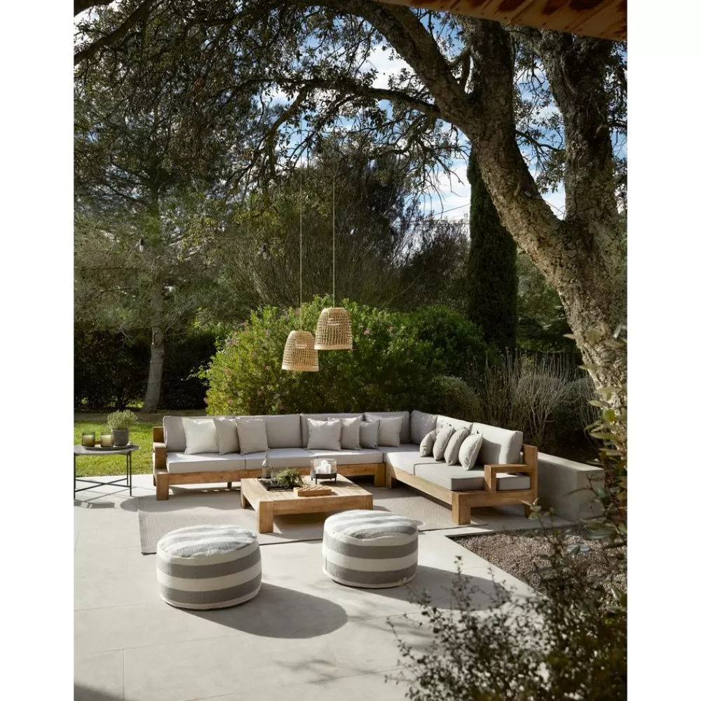 Westwing Collection Muebles De Jardin^Set Lounge Para Exterior De Madera De Acacia Joshua, 4 Pzas.