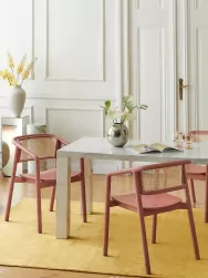 Westwing Collection Silla Con Reposabrazos Con Tejido Vienes Gali