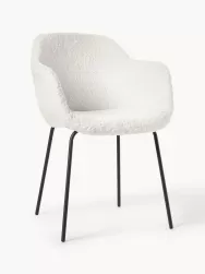 Westwing Collection Silla Con Reposabrazos De Borreguillo Fiji