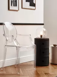 Kartell Silla Con Reposabrazos De Diseno Louis Ghost