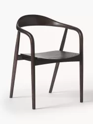 Westwing Collection Silla Con Reposabrazos De Madera Angelina