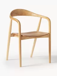Westwing Collection Silla Con Reposabrazos De Madera Angelina