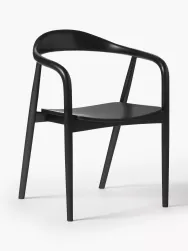 Westwing Collection Silla Con Reposabrazos De Madera Angelina