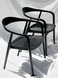 Westwing Collection Silla Con Reposabrazos De Madera Con Asiento Tapizado Angelina