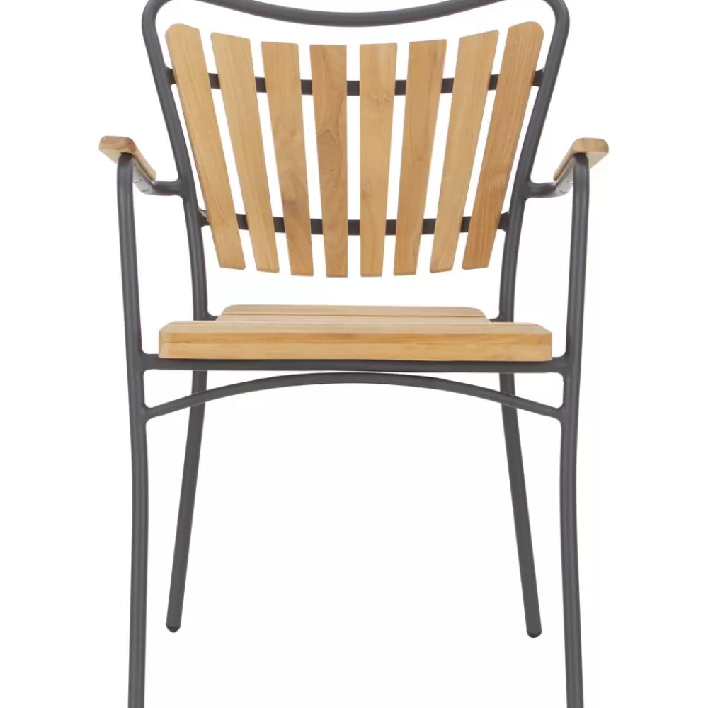 Cinas Muebles De Jardin^Silla Con Reposabrazos De Madera Para Exterior Hard & Ellen