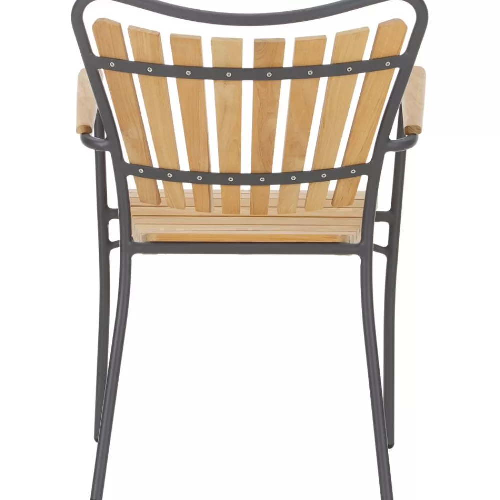 Cinas Muebles De Jardin^Silla Con Reposabrazos De Madera Para Exterior Hard & Ellen