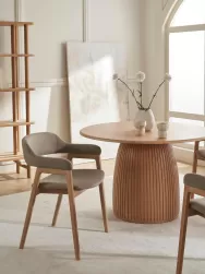 Westwing Collection Silla Con Reposabrazos De Madera Santiano