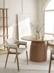 Westwing Collection Silla Con Reposabrazos De Madera Santiano