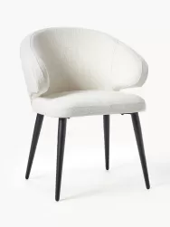 Westwing Collection Silla Con Reposabrazos De Tejido Boucle Celia