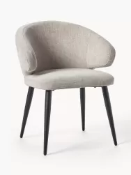 Westwing Collection Silla Con Reposabrazos De Tejido Boucle Celia