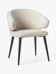 Westwing Collection Silla Con Reposabrazos De Terciopelo Celia, Estilo Moderno