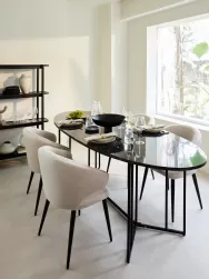 Westwing Collection Silla Con Reposabrazos De Terciopelo Celia, Estilo Moderno
