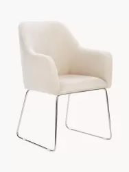 Westwing Collection Silla Con Reposabrazos De Terciopelo Isla