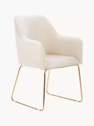 Westwing Collection Silla Con Reposabrazos De Terciopelo Isla