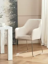 Westwing Collection Silla Con Reposabrazos De Terciopelo Isla