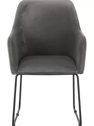 Westwing Collection Silla Con Reposabrazos De Terciopelo Isla