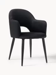 Westwing Collection Silla Con Reposabrazos De Terciopelo Rachel