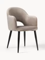 Westwing Collection Silla Con Reposabrazos De Terciopelo Rachel