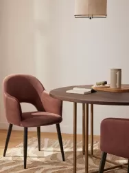 Westwing Collection Silla Con Reposabrazos De Terciopelo Rachel