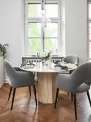 Westwing Collection Silla Con Reposabrazos De Terciopelo Rachel