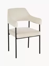 Westwing Collection Silla Con Reposabrazos De Terciopelo Zoe