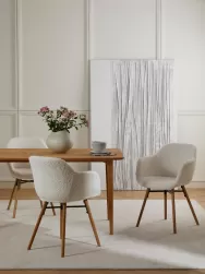 Westwing Collection Silla Con Reposabrazos Pequena De Cuero Sintetico Fiji