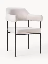 Westwing Collection Silla Con Reposabrazos Tapizada Zoe