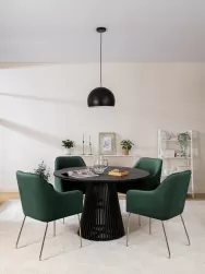 Westwing Collection Silla Con Resposabrazos En Terciopelo Ava