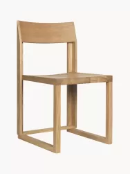 Kristina Dam Silla De Madera De Roble Outline