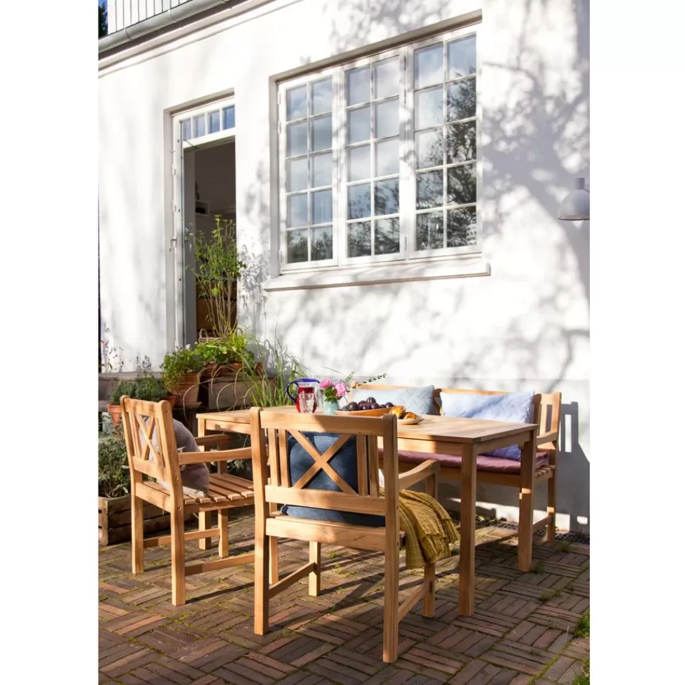 Cinas Muebles De Jardin^Silla De Madera De Taca Para Exterior Rosenborg