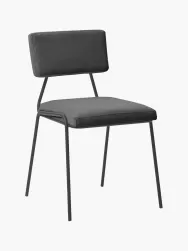 Westwing Collection Silla Tapizada En Pana Mats, 2 Uds.