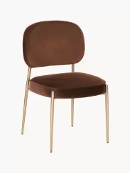 Westwing Collection Silla Tapizada En Terciopelo Viggo