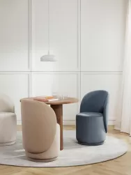 Westwing Collection Silla Tapizada En Terciopelo Zeyno